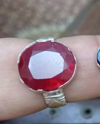 ياقوت باريسي • ياقوت طش الرمل • فضة ٩٢٥