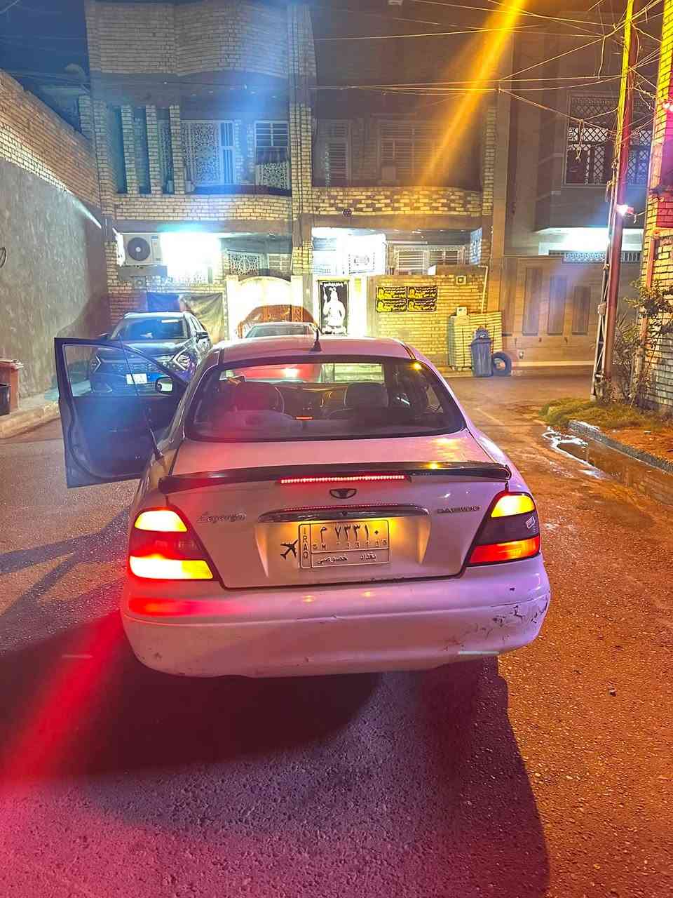 السلام عليكم للبيع دايو لگنزا (گير محرك كورلة خير من الله تبريد تعال وشوف السيارة على الحلال والحرام بيها نقوصات )وبيها مجال للشراي 
السعر 45$ مكان السيارة بغداد تفاصيل اكثر اتصل على الرقم👇
      الرقم ‭***********‬
