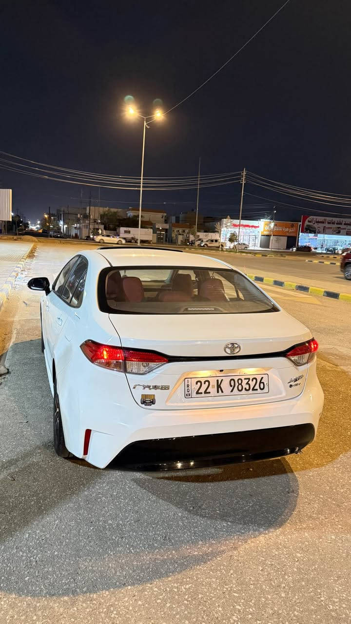 سلام عليكم 
كورلا هايبرد مديل ٢٠٢٤ ماشيه ٢٩ الف جديده جدا فول مواصفات كشنات جلد احمر رادار تحديد مسار قطعتين تبريد بصمه شاشه ديجتل كار بلي وباقي المواصفات /  رقم اربيل تحويل او وكاله 
مكان السياره / النجف الاشرف 
السعر / ١٤٥ معه المجال 
رقم الهاتف *********** النجف, العراق
