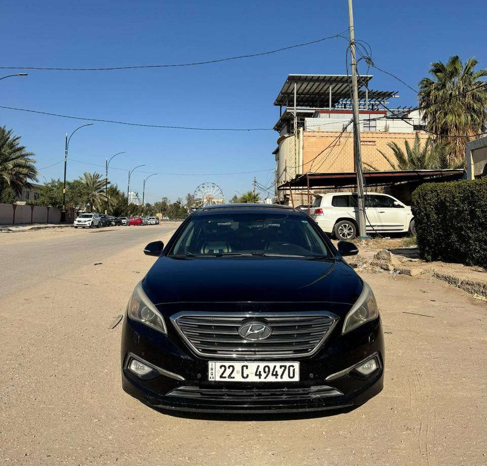 سوناتا 2015 vip خليجي
المواصفات:
محرك 2400 دوش
بصمه 
بانوراما 
رادارات 
كراسي تحكم كهرباء
زراك لايت
بردات بلاد
انظمة قياده 
هاند بريك بصمه و Auto hold
كشنات جلد تدفئه تبريد لون بيجي
السياره مكفوله بدون ضربه حتى الدعاميات
السعر 140 مجال بسيط
***********
