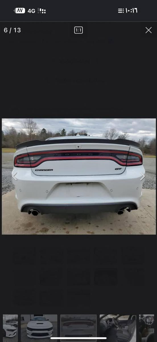 سلام عليكم للبيع فقط 
جارجر فئه GT موديل 2022 اصل وارد امريكي 
رقم بغداد باسمي شخصيا 
محرك 6 سلندر ماشيه 72 الف ميل
 كير ومكينه مكفولات من الفتح 
السياره بدون صبغ بدون تبديل بدون فتح بدون ايرباك بيها تكحيلات بسيطه وصور الحادث موجوده بلمنشور فقط تكحيلات بيها   150ورقه وبيه مجال قليل الاستفسار  عبر هذا الرقم 

مكاني ذي قار المركز 
***********
