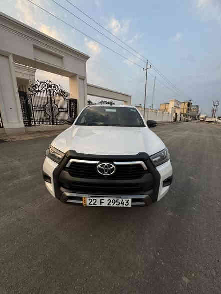 تويوتا هايلوكس 2024 ادفنتشر ماشية 38 الف كيلو متر 
رقم اربيل 
6 سلندر
المواصفات
بصمة
.شاشه 
.اربع كاميرات وحساسات
.اشاير مري 
.تحكم مري 
.4 جام اوتو 
.كشافات ضبابيه
.زينون اشاير لد 
.تحكم ستيرن
.تبريد خلفي 
سونار السيارة موجود ضمن الصور 
السعر 400 وبيها مجال 
للاستفسار ***********
العنوان واسط- الصويرة
