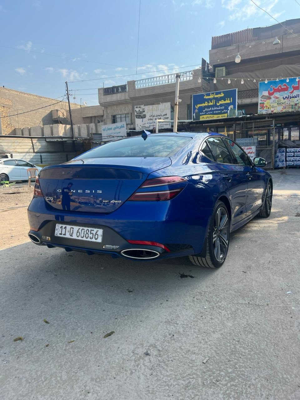 للبيع جينسس G70 sport prestige 
‎💰 السعر: 29,500$

🔹V6 3.3T

‎✔️ مقاعد جلد فاخرة مع تحكم كهربائي
‎✔️ شاشة كبيرة + Apple CarPlay / Android Auto
‎✔️ نظام صوتي فاخر Lexicon
‎✔️ رادار، Blind Spot، Lane Assist
‎✔️ بصمة تشغيل ودخول ذكي
‎✔️ إضاءة LED كاملة
‎✔️ وضعيات قيادة (Sport, sport+ / Comfort)

Driver Assistance: Forward Collision-Avoidance Assist, Blind-Spot View Monitor, Rear Cross-Traffic Collision-Avoidance Assist, Lane Keeping Assist
Convenience: Smart key with push-button start, Surround View Monitor, wireless device charging

‎▪️ السيارة حادث خفيف
‎▪️ جاملغ ايسر مبدل ومصبوغ فقط
‎▪️ الايرباك سليم 100% ✅
‎▪️ ميكانيك و كهرباء كامل على اخر حبة

‎سيارة نظيفة، فخمة، وبالعافية على اللي يشتريها💙

+964 771 121 5897


**إذا كنت صاحب هذا الإعلان وتريد حذفه لأي سبب، رجاءا أرسل رسالة إلى الدعم الفني**