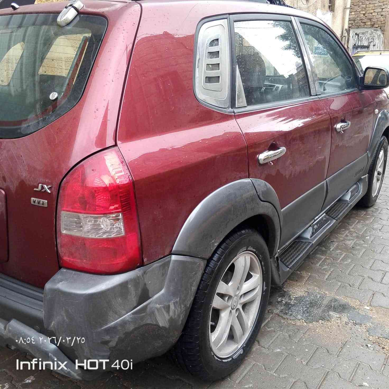 للبيع سيارة توسان خليجي موديل 2009 سيارة كير ومحرك خير من اللة فتحة بالقمارة كل ضربة مابيها نقص فقط التبريد سنوية 2031 هزة جديدة الجاملغ الايمن والايسر والبنيد فقط صبغ رش اكلير بدون اي ضربة السعر 115 بيها مجال بسيط جدا الرقم بغداد باسمي تحويل ثاني يوم شرط سونار ادخلها 
الرقم للشراي ***********
