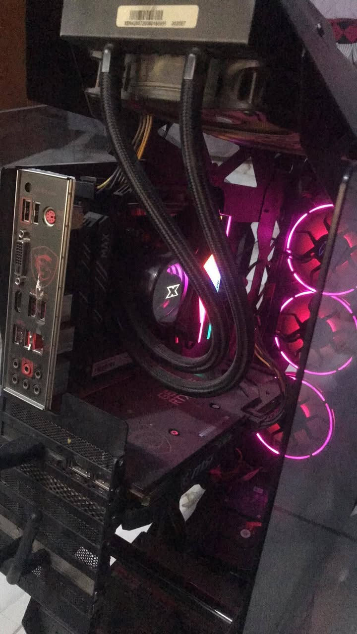 MSI RTX 3060TI Ventus 3X
Xigmatek aurora 240 مبرد مائي
R5 3600x
MSI B450 Gaming Plus Max
Power Xigmatek 700w
Ram 16g DDR4 3200mhz xpg spectrix D50
M.2 1TB lexar
كرت شبكة

Ups powermax 3000v مبدل بطاريات جديد 

السعر 850الف
المكان بابل
والي يريد يسأل يدخل خاص


**إذا كنت صاحب هذا الإعلان وتريد حذفه لأي سبب، رجاءا أرسل رسالة إلى الدعم الفني**