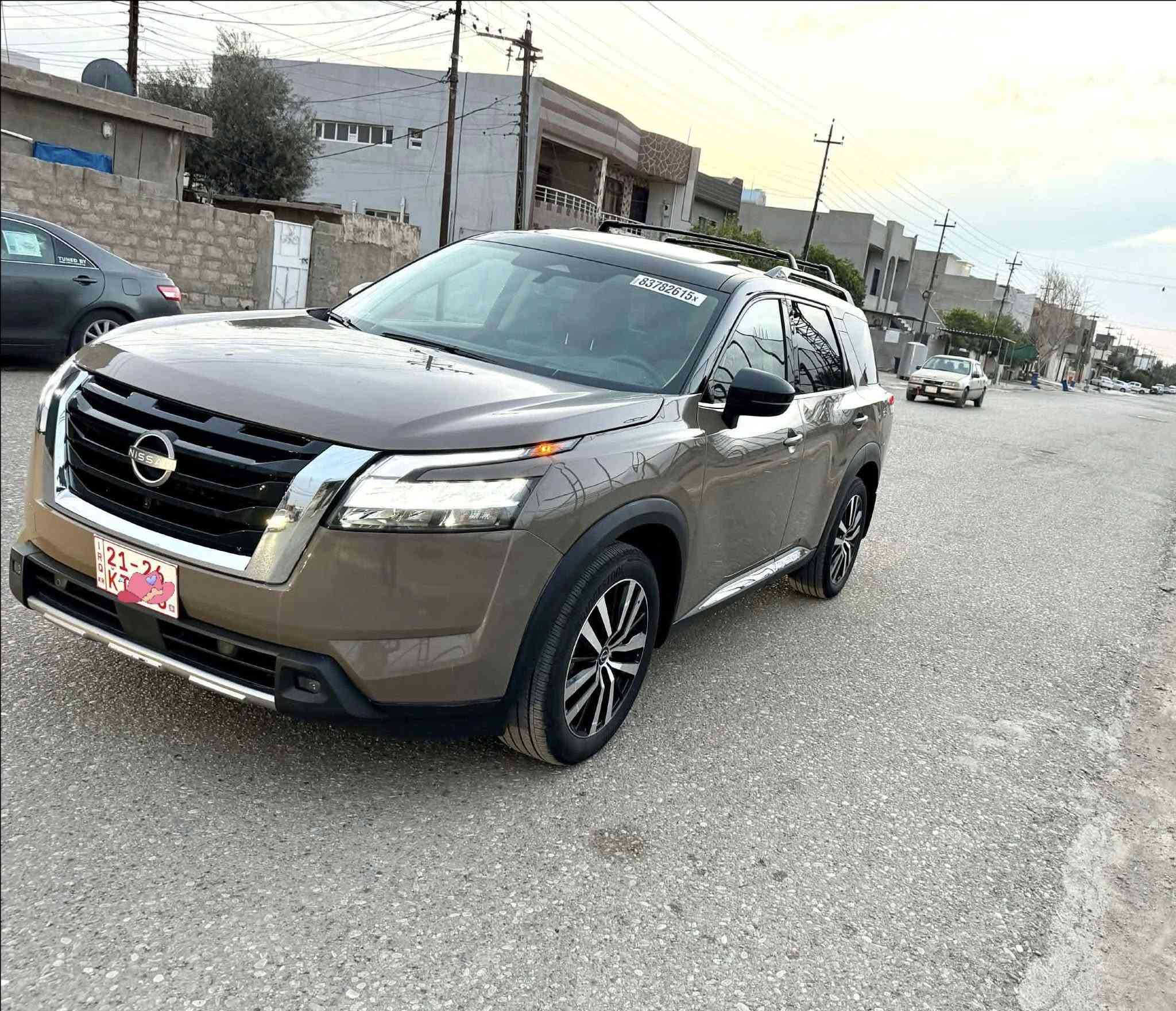 نيسان بافندر 2024 ماشية 18 الف

وارد أمريكي 🇺🇸 لون مميز

سيارة فول فول 1/1 موصفات بلاتنيوم 

سيارة 🚘 فقط بيه قطعتين سرقه ومتبدلات صابغينه بونيد وجاملغ سكن فقط لاغيره بدون اثر دواخل بدون طعجات بدون تعديل  بدون شخوط 

جميع الإرباكات سليمة 🎈 سيارة بدون اي نقص كله 100‎%‎ شرط

 اطيه محرك 6 سلندر حجم 3500سيارة 🚙 بدون رقم تترقم شمالي فقط وبيوم واحد يترقم بسمك تكلفة ترقيم على مشتري او تريد نرقمه الك حاضر 

موصفات سيارة 5 كامرات ديجتال شاشه لمس لايتات ليت كشنات خزن وكهربائي وجلد وتدفئة وتبريد 🧊 وvip دواخل مشمشي بلادي مميز رادار امامي وخلفي وجوانب قمارة بانوراما قمارة اسود مميز دفع رباعي تلقائيا سايد بريك بصمة سيارة بصمة تشغيل عن بعد و7 راكب وتبريد 3 قطع مركزي ويل كروم حجم جبير كامرة امامي وخلفي وتصوير خزن جنطة كهرباء مانع ضباب استيرن متحرك وتدفئة دخول ذكي 

بيه اهواي موصفات فول فول اعلى موصفات سعره 273 بيه مجال 

مكان سيارة 🚙 كركوك حي العسكري

***********
