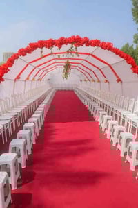 🎆 عرض رأس السنة الجديدة 2026 🎆  ✨ جادر خطوبة ملكي بطول 20 متر 🪑 100 كر...