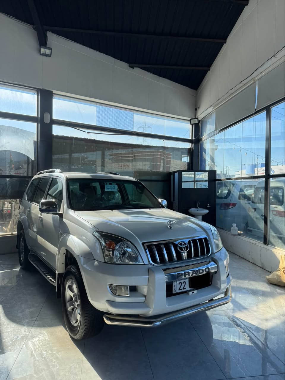 تویەته پرادو
مؤديل 2009
جوار پستن
مواسه فات
ئاويّنه كاره بايي
كاميّراى پشته وه
عه ساس
ته بريد مه ركه زى ته بريد له مس
به نزبه ت سبوع
بىّ سبه غ بيّ ته حديل هه موو كيانى به شه رت 
به نزبه ت مه كينه كراوتەوه
سه ياره كه سيستە مى غازى بو به ستراوه سەنه وى تاوه كوو 2028 نويّيه به ناوى خوّمانه
191 يەک هه زار رويشتوه بو
بو زانيارى زياتر ***********
***********
نرخيشی 180 أربيل, العراق
