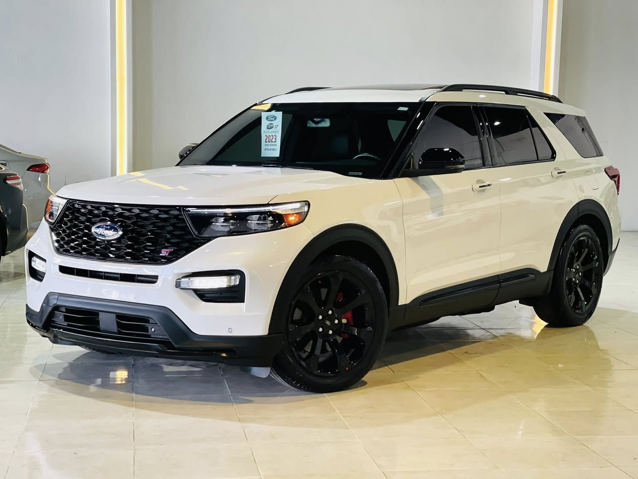 Ford Explorer ST 2023
العداد : 15 الف مايل
حجم محرك : 6 سلندر توين توربو 400 قوة حصانیة
سيارة بدون صبغ (٣) ثلاث قطع صفحة سكن مبدل بلادي نفس لون
ايرباك سوكان تكمة طاگ مرجع بلادي شرط

اعلى فئه بالمواصفات اكسبلوره

بانوراما
شاشة
كاميرا 360°
کیج ديجيتال
4X4 Awd
بصمة تشغيل
بصمة ابواب
(Remote Stat) الم اي
صندوق شفط كهربائي
رادار امامي (تحديد مسار)
رادار جانبي (نقاط عمياء)
رادار خلفي (التحذير من الاصطدام)
شفتات استيرن
استيرن تدفئة
كشنات جلد vip
كشنات تدفئة+ تبريد
هاند بريك بصمة
Auto Stat
Auto Stop
حساسات امامية+خلفية
(Navigaton) أالم ا ين
مانع انزلاق

وبقية المواصفات المعروفة
العنوان : اربيل شارع معارض

 : للاتصال والاستفسار

كورك ☎️ ***********   
اسيا سيل ☎️ ***********
