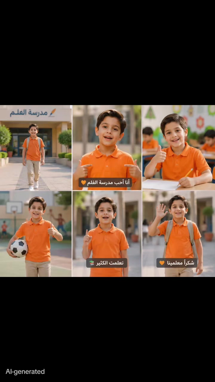 "مقاعد محدودة... احجز مكان طفلك اليوم، واجعل مستقبله يبدأ من هنا❤️❤️
 مؤسسة القلم التربوية التعليمية الاهلية 🖊📚🖊📚
التسجيل مفتوح لصف الأول الابتدائي 🌹🌹للأستفسار الاتصال على الرقم ***********☎️☎️
