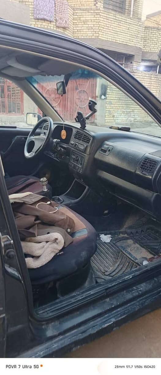 سلام عليكم كولف موديل 93 رقم بغداد باسمي  كير عادي مكينه 200قبق ابيض صدر جديد سياره بدون ضربه وصبغ السياره جارده تخم تاير جديد مكينه خير من الله ترايهه كلش حلو داخلهه حلو نضيف كهربائياتهه كلهه شغاله ما بيهه نقص بيهه صوت بولبرن مال ويل مكاني بغداد جسر ديالى القديم *********** السعر 38وبي مجال كلش قليل
