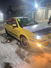 سمند موديل ٢٠١٢ السياره راح احجيلكت مالاته من الخير لا اتعبك ولا اتعبن...