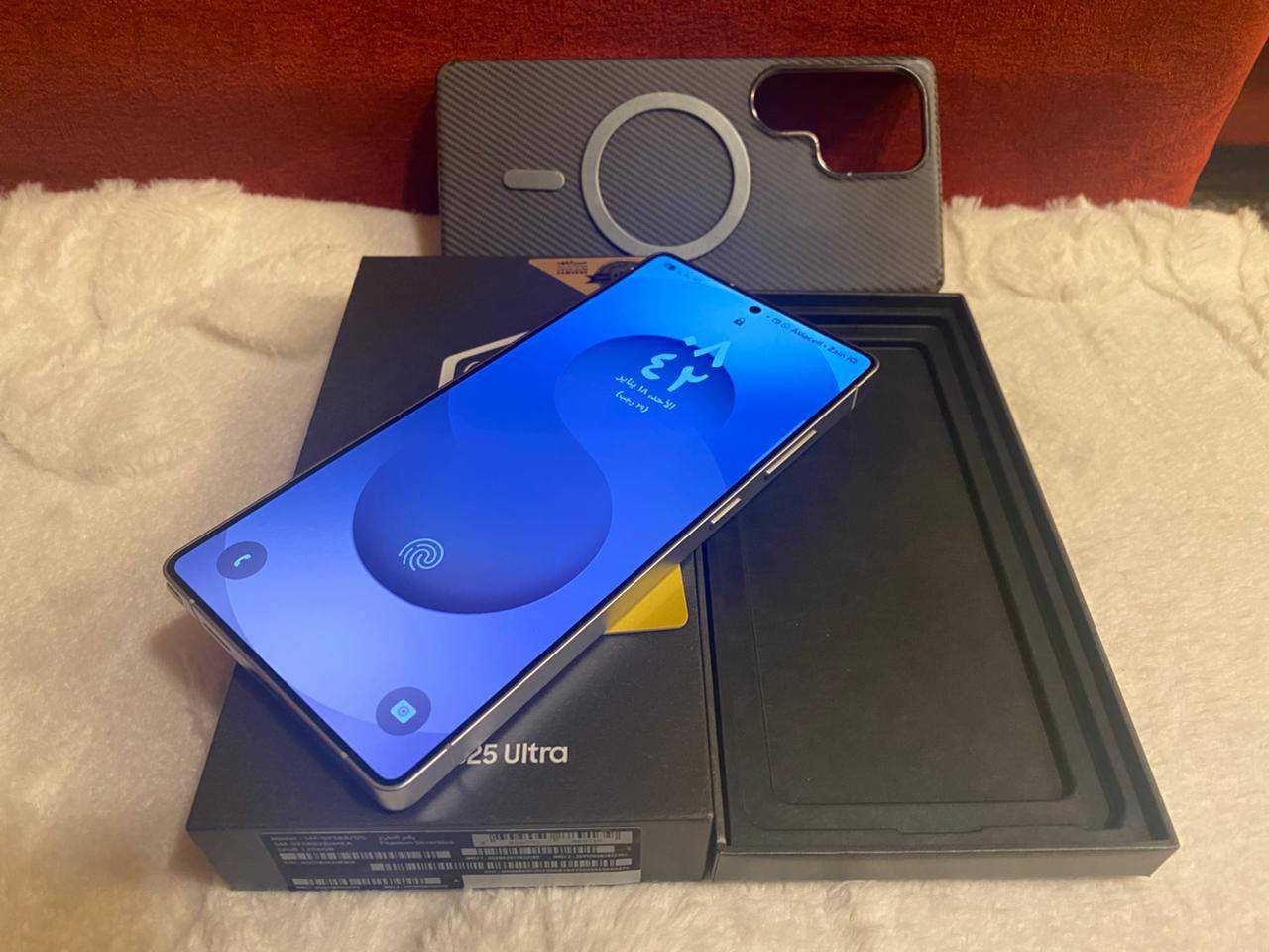 سلام عليكم S25 ultra تيتانيوم ضمان عين الفهد 💯
الجهاز اخو الجديد كفاله عامه من كلشي حتى شخط مابي و مستعمل 25 يوم فقط 💯
ذاكره 256 و الرام 12+12 
معالج 8 elite جهاز فلاكشب من كل شي 
الجهاز اذا بي شخط مرجوع و بعده بالضمان 
ملحقاته كاملات ما عدا الكيبل بدونه 
و السعر (1225) يعني مليون و 225 و بي مجال للطيبين 
مكاني بغداد العامريه رقم الواتساب فقط *********** هذا الواتساب 
ماعندي اي توصيل رجاءاً

