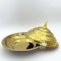 منسف مناسبات • مقاس 45 • طلاء ذهبي ثابت