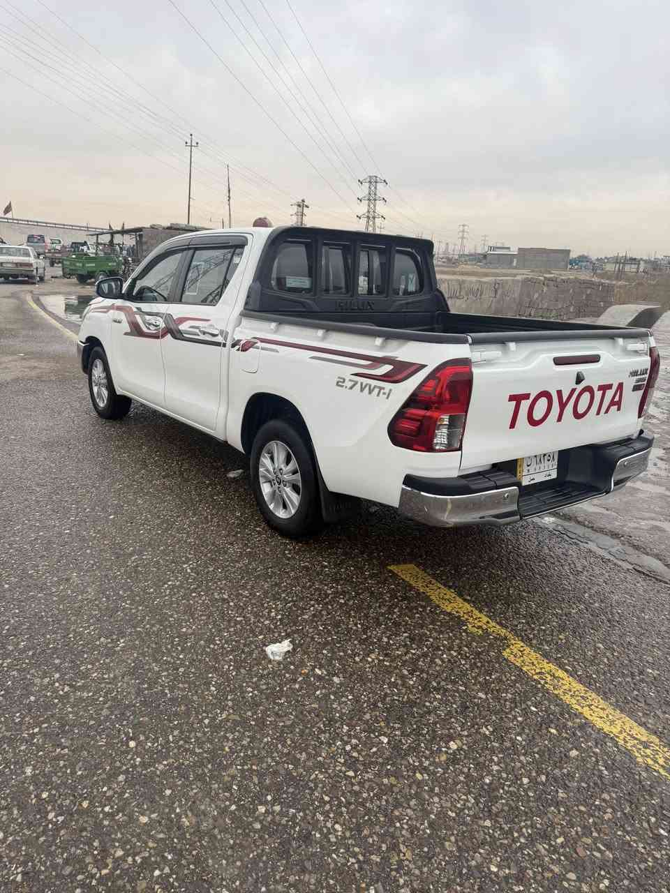 هايلوكس TOTOA 2021 ساز فول مواصفات اوتو
رقم بغداد ب اسمي تحويل مباشر مكفوله من الصبغ 
بيها تقسيم باب وجاملغ  بدون اي ضرر ماشيه 90 
السعر 250 وبيها مجال بسيط 
هـ***********
