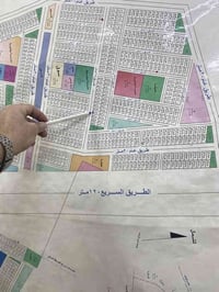 قطع ارض البيع مساحه 100 واجه 5 نزال 20 شارع 15 موقع مميز السعر 40 مليو...