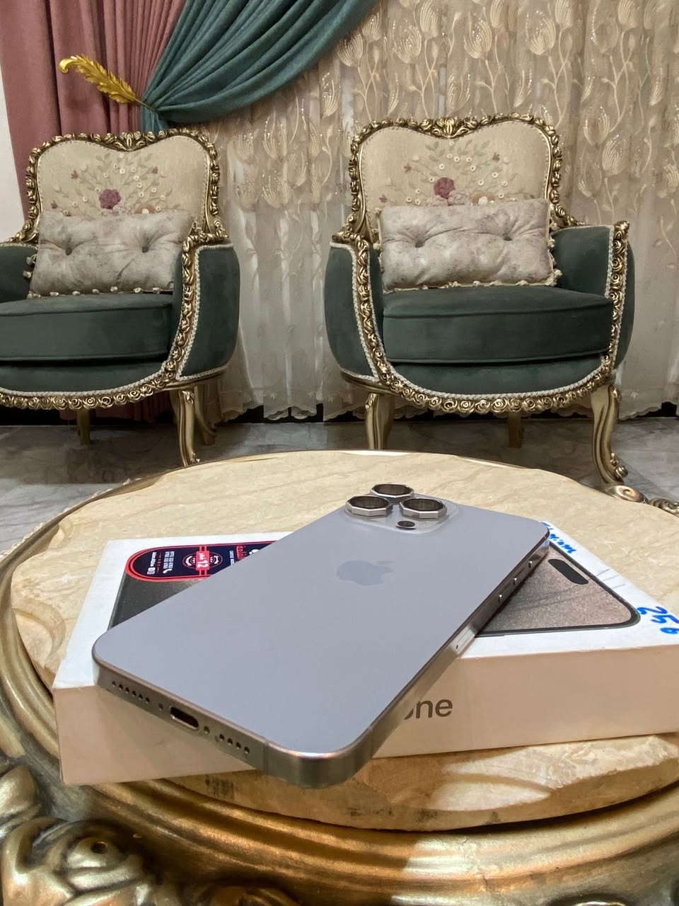 بيع فقط بدون مراوس❤️
15 برو ماكس 
شرق اوسط ضمان شركه ABM
ذاكره 256 
بطاريه 90 بلادي فول بلشحن 
لجهاز كفاله عامه وتر بروف وين ميعجبك تفحص
سعره : مليون و 80 الف مجاله جدا جدا قليل 
مكاني بغداد البلديات
لاستفسار : ***********
