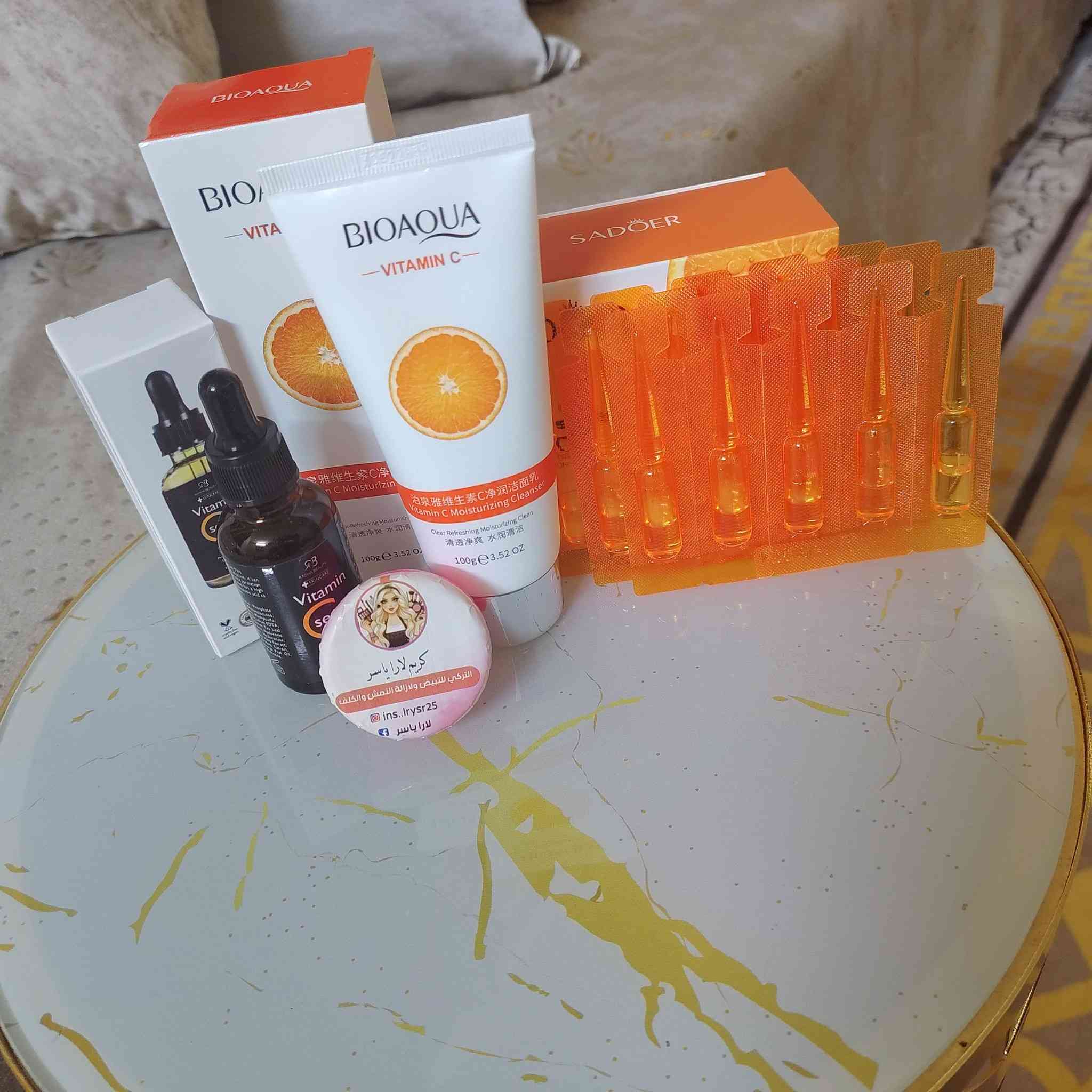 االلهم صلي على محمد وال محمد
نبدي وياكم بعرض الكورس من فيتامين سي
الكورس يتكون من 
كريم لارا ياسر لازالة الكلف العنيد والنمش والتصبغات
وشد وتبييض البشره 😚
غسول فيتامين سي يزيل شوائب البشره
سيروم فيتامين سي يقلل من التجاعيد البشره
ابر نضارة ٢٠ابره ينطوج نضاره ولمعه للبشره اترجع بشرتج
عبالك بشرة 👶طفل 
كل هذا العرض فقط ٢٥الف فقط ✅
السعر السابق ٣٠الف ،❌
توجد خدمه توصيل كافة محافظات العراق


**إذا كنت صاحب هذا الإعلان وتريد حذفه لأي سبب، رجاءا أرسل رسالة إلى الدعم الفني**