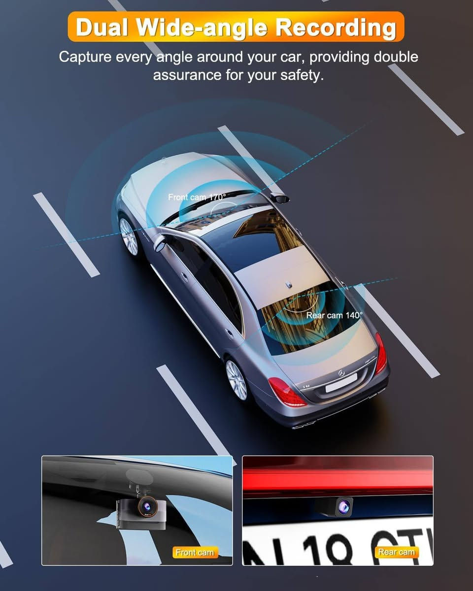 داش كام كاميرا أمامية وخلفية للسيارة بدقة 4K+1080P، مزودة بتقنية واي فاي وبطاقة ذاكرة 64 جيجابايت، وشاشة IPS مقاس 3 بوصات، ووضع ركن السيارة على مدار 24 ساعة، ورؤية ليلية فائقة، وزاوية رؤية واسعة 170 درجة، ومستشعر G، وتسجيل متواصل، وتقنية WDR، وإمكانية التحكم عبر تطبيق الهاتف.السعر 45 الف


**إذا كنت صاحب هذا الإعلان وتريد حذفه لأي سبب، رجاءا أرسل رسالة إلى الدعم الفني**