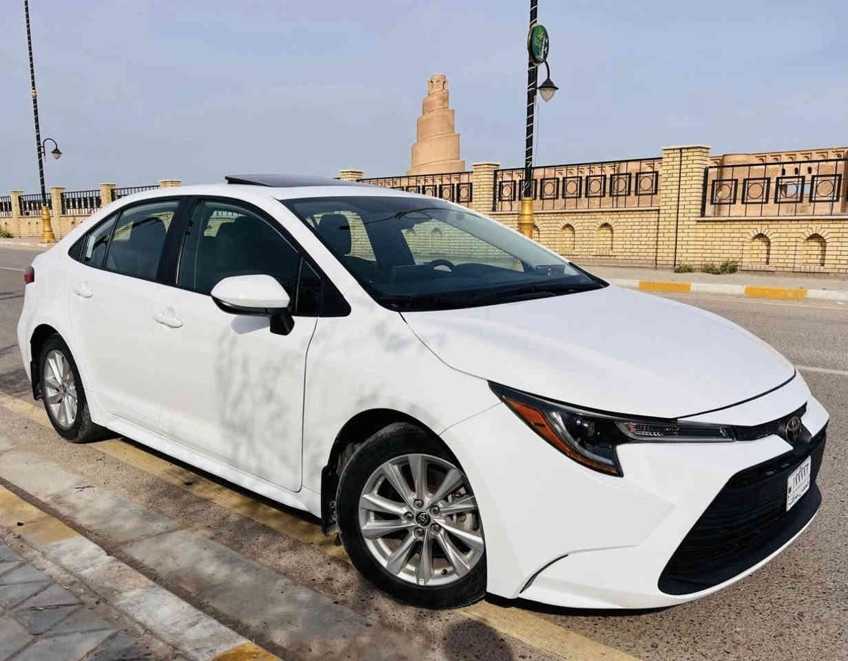 كورولا موديل
2023 كورولاLE ياباني 
اصلي وارد امريكي 🇺🇲
بنزين فقط لون  ابيض ثلجي المرغوب ضرر واضح بالمنشور وبيها كلير قطعتين من امريكا 
  بدون دواخل لغد شاصي كله بلادي على وضع الشركه  جميع الايرباكات سليمه 🤗
  محرك گير كله بلادي ((ابيع على الفحص وين يعجبك افحص))
بدون رقم تترقم جميع المحافظات 
 محرك 2000
رادار امامي ‼️
تحديد مسار + سياقه ذاتيه 
مانع تصادم 🚳 توقف ذاتي 
عند الاقتراب 🚶
لدات اماميهLED 
لايت زينون بلادي عالي ناصي 
شاشه كبيره تدعم 📱=✓
Android Auto/car play 

خرائط GBS 📌
كاميرا خلفيه 📷
تبريد لمس بيانو 
نظام 🍃 eco
هند بريك بصمه كهرباء ⚡
شحن لاسلكي بصمه تشغيل فتحه رادارات تحديد مسار سياقه ذاتيه رادارات 360 درجه بصمه بوب بصمه جنطه اشاير ترحيب تدفئه بالستيرن وبالاكشانا ويل كروم 

اوتو هولد⭕ 
مانع انزلاق ⛔
فول تحكمات ستيرن 
كروز مثبت سرعه 
شاشه ضبط واعطال بل دشبول 
منافذ 12V/ ⚡USB 

حساسات اطارات 
4 دسك \ Abs
كتالوكات شركه اغراض كامله 

للبيع السعر المطلوب 
144 وبيها مجال 

الاتصال على الرقم التالي 

((‏‪0770 806 8169‬‏ ))
محمد 

مكان السياره 

صلاح الدين /سامراء
