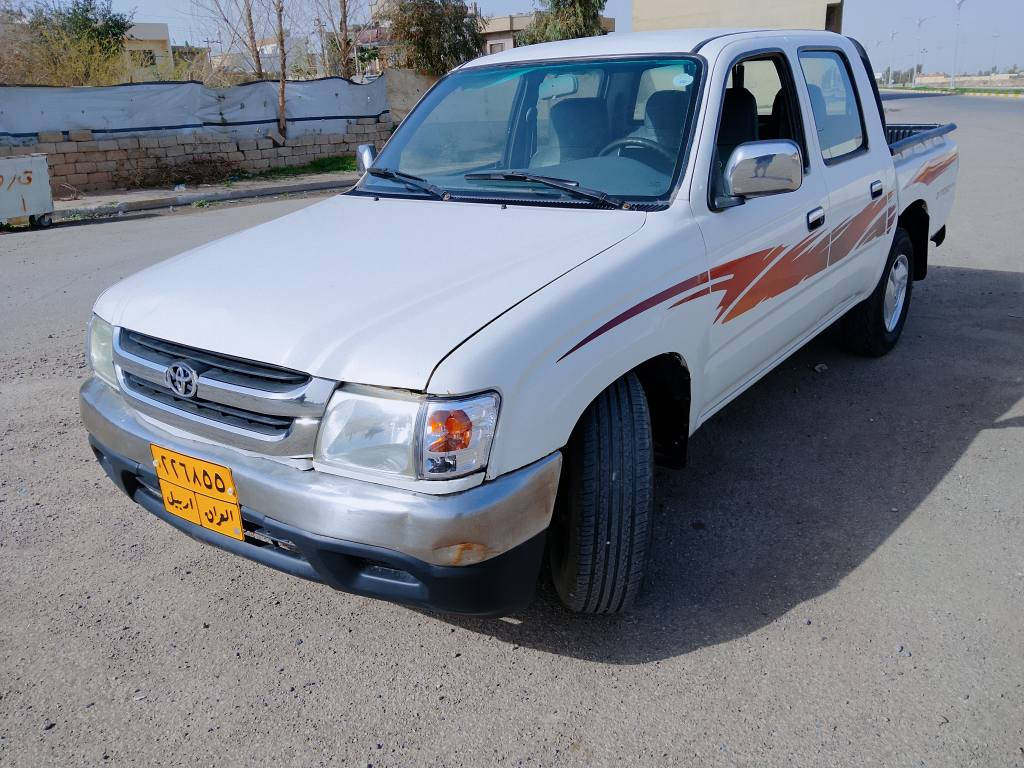 تویوتا 2002 رقم اربیل مصبوغ حزام  سعر 88 مکاني كركوك ***********
*********** أربيل, العراق
