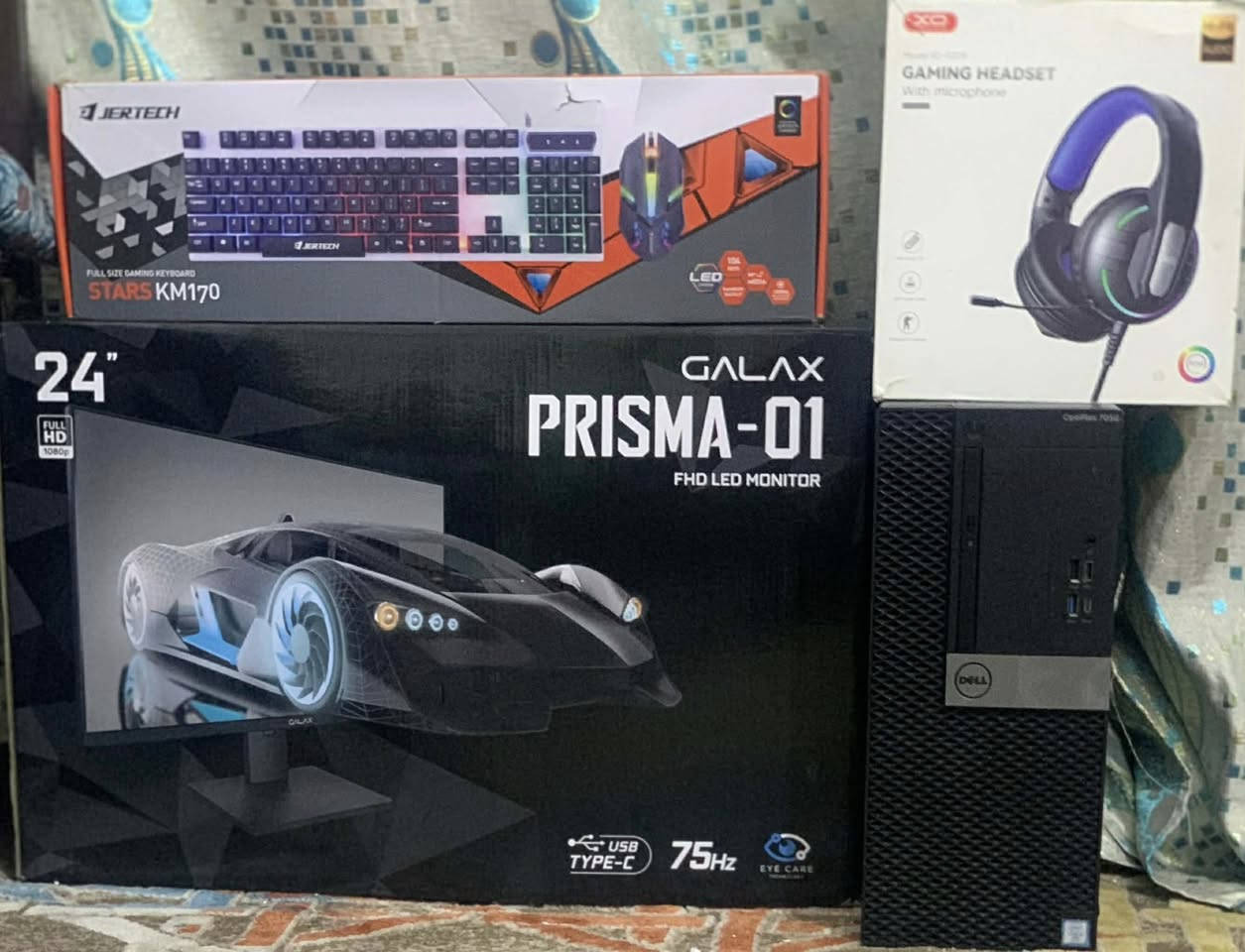 🔸السلام عليكم 🫡 
Pc  للبيع🔺 
🔹رام 8
🔸هارد 256
🔺جيل 7
🔹وندوز 10-11 معه قرص وندوز 10  ملاحضة الوندوز عندي عربي و يصير  إنجليزي ❤️‍🔥
🔸كرت الشاشة انتل داخلي سلس و قوي❤️‍🔥
🔺ملحقات كامله ❤️‍🔥
🔹تشغل العاب مثل GTA 5 و بيس و ببجي و غيرها و برامج أوفيس طباعة و كل برامج التصميم و الشغل و الدراسة 
🔸هدايا  لعبة GTA 5 في النسختين الأصلية و المحسنهGTA  Online ❤️‍🔥 و ببجي و برامج مهمه و برامج اصفح و اريل وايفاي للنت و كلشي بلكارتونة و واير لان جدا طويل ❤️‍🔥
🔺 الشاشة 
🔺نوع GALAX
🔺 الدقة 1080 HD
75 هرتز 
واضحه و جميله للالعاب ❤️‍🔥

🔹 كيبورد و ماوس و ماوس باد كلش قويات و حلوات ويجيك كيبورد هديه وياهن و سماعة كلن ارجيبي و قويات للالعاب و الشغل 😇
🔺 الحاسبه كلشي تفيد سلسله و حلوه و جميله و تستاهل ❤️‍🔥
🔸 اي استفسار مراسلة خاص عله الماسنجر  🫡
🔺 السعر 300 وبي مجال للشراي  ملاحظة ماكو توصيل 🚚 
🔹 اشتري و استمتع و هلا بيكم ❤️‍🔥🫡🥰


**إذا كنت صاحب هذا الإعلان وتريد حذفه لأي سبب، رجاءا أرسل رسالة إلى الدعم الفني**