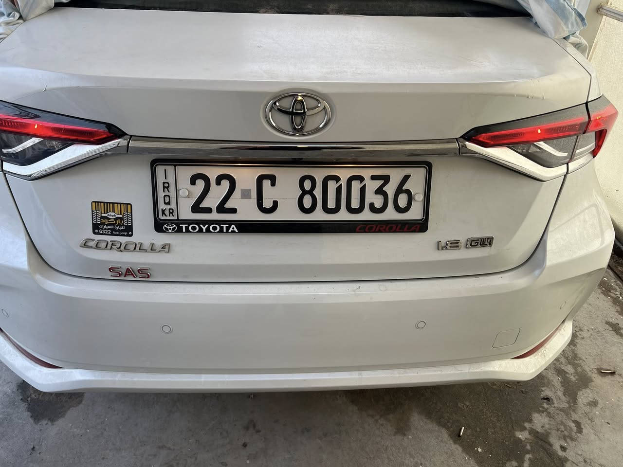 السلام عليكم كورلا للبيع موديل 2023 اربيل مكفولة من كلشي كفالة عامة ماشية 15 الف فقط السيارة سنوية بالسمي تحويل ثاني يوم السيارة فول عدة الفتحة  بصمة كامرة حساس امامي خلفي تحكم ستيرن كاعيات  جلد ارضية جلد سيارة اخت الزيرو مكاني بوابة العراق للاستفسار عن سعرها ***********
