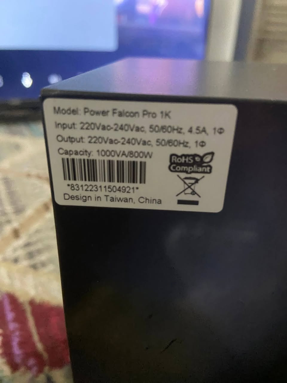 السلام عليكم
عندي هذا ال ups اونلاين من شركه فالكون ارقى شركه الحجم مكتوب بل صوره هو ومواصفاته استعمال 6 اشهر او اقل جديد كل شي ما بيه بعده يلمع بس ناقصه بطاريات تكدر تشغله بدون بطاريات بس يطفي اذا طفت الكهرباء والله ما اعرف بيش اشتريته اغلى سعر ابيعه مكاني بغداد الدوره ويوجد توصيل لكل العراق


**إذا كنت صاحب هذا الإعلان وتريد حذفه لأي سبب، رجاءا أرسل رسالة إلى الدعم الفني**