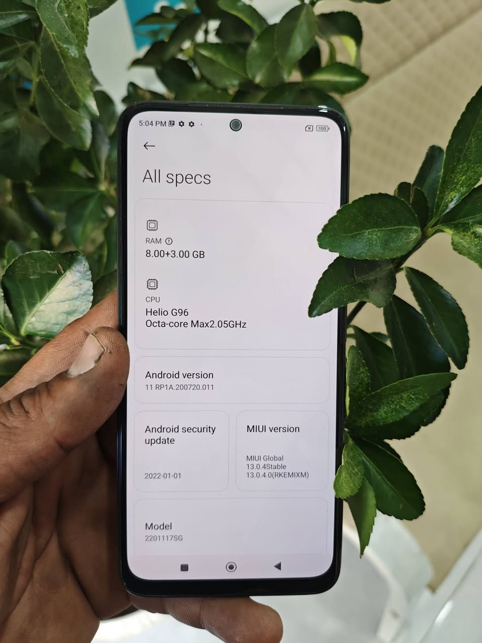 REDMI NOT 11S   🌷   256  GB ♦ 

دەستی دوو زۆر خاوێن ، زاکیرە 256 گێگا
 ، ڕامی 8+3 واتا 11 گێگا

نرخ / 155 هەزار  🌹💐🌷

***********
***********
ناونیشان قەڵادزێ
