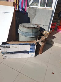 بيع الجميع كنفيره  2 دبات غاز  كاوزتر قطعتين  تنور  شافطه او مفرغه  غر...