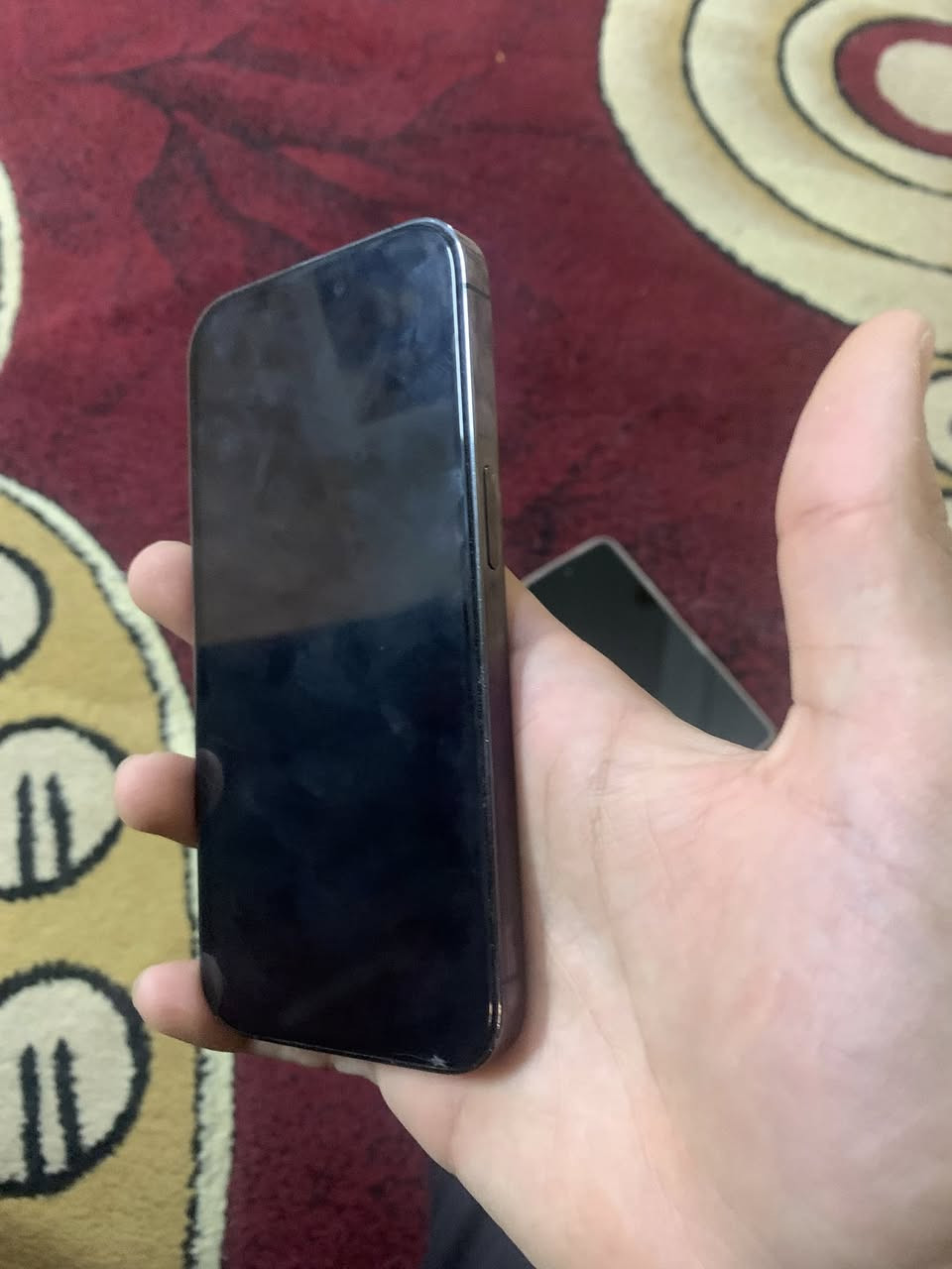 السلام عليكم ايفون 14برو برو فقط ذ256بطارية85 الجهاز بلادي وترفروف علا الفحص امانة الله الجهاز  لامفتوح ولا مصلح ابد نضيف مكفول سعر500قفل من الاخير لاتعبني ولا اتعبك كلش نضيف الجهاز عنواني بغداد الشعلة ***********
