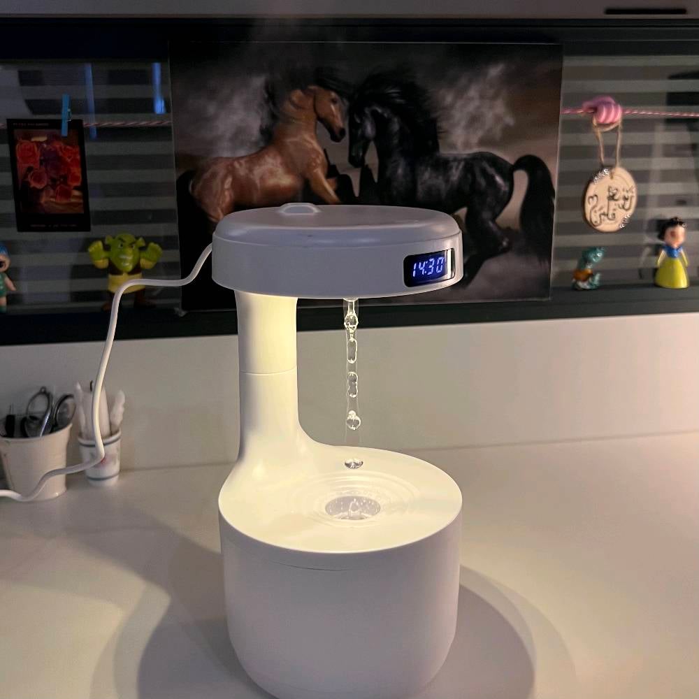 مخبرة ومرطب هواء على شكل قطرات ماء 


💧✨ انتعاش بتصميم يخطف النظر!

مرطب هواء أنتي جرافيتي LZ599 بتأثير قطرات عكس الجاذبية 😍
رذاذ ناعم يرطّب المكان بلطف حتى 8 ساعات بسعة 600 مل 🌬️
وشاشة رقمية تعرض الوقت بكل أناقة ⏰

لمسة فخامة وراحة لمكتبك أو غرفتك ✨