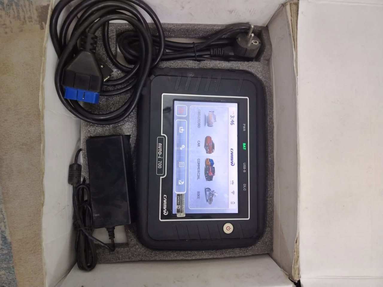 سلام عليكم
جهاز CARMAN للبيع الجهاز جديد مستعمل قليل 

نضافه 99/100 مكاني بغداد

محتاج تحديث فقط يفحص جميع السيارات الحديثه 

السعر 600 

هاتف ***********
