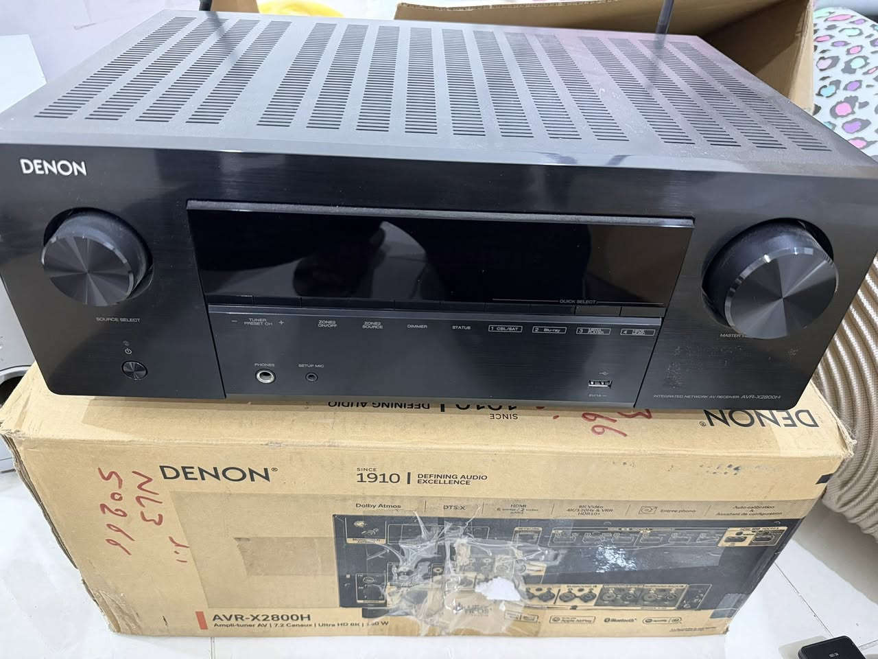 Denon AVR-2800h, 7.2 8K
جهاز جدا راقي، نظام دلباي اتموس، تلوين 8k، ٢٢٠ فولت، أخ جديد كامل ملحقاته، توصيل موجود


**إذا كنت صاحب هذا الإعلان وتريد حذفه لأي سبب، رجاءا أرسل رسالة إلى الدعم الفني**