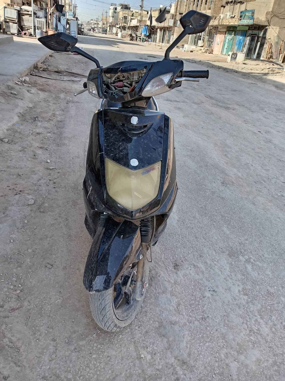 سلام عليكم درجه سكنيس نثيه الدراجه شغال بس بيه ولفات السعر 350وبيه مجال قليل مكاني بابل رقمي ***********
