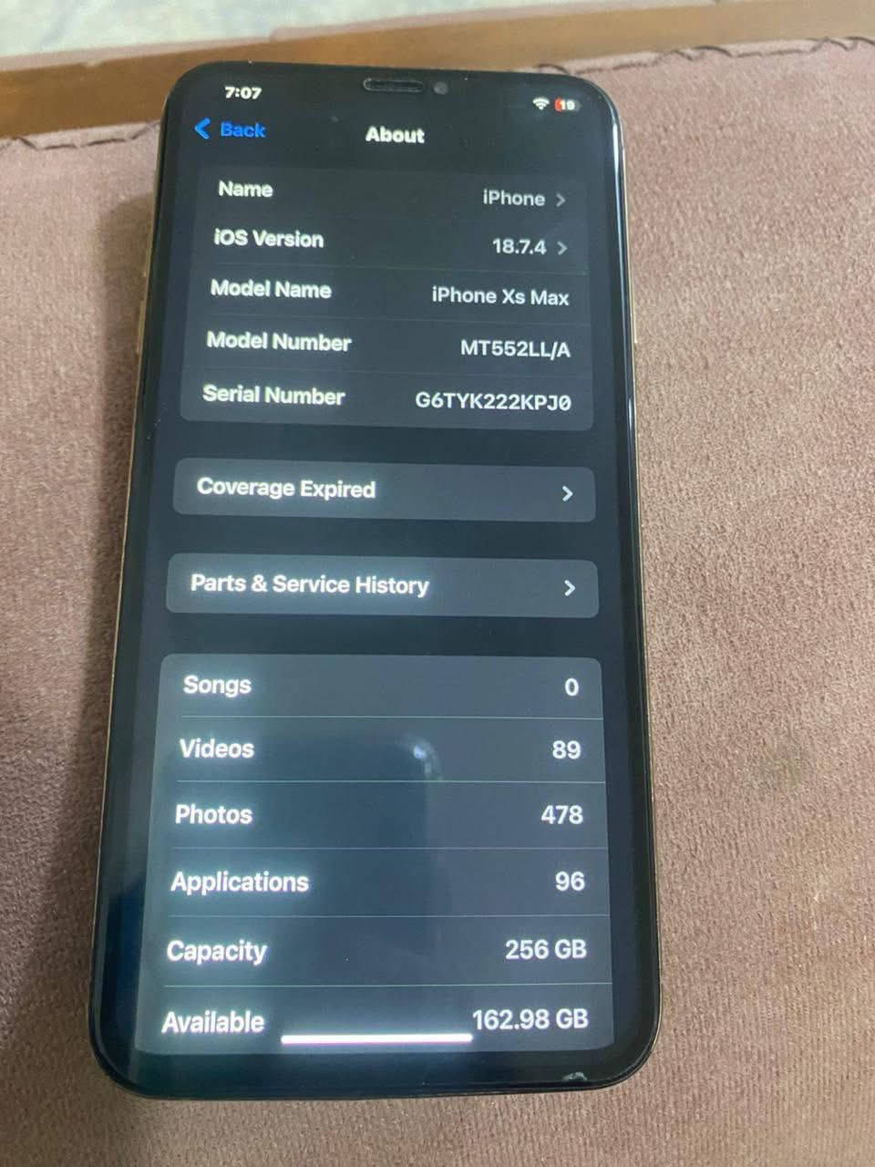 آيفون اكس ماكس نموذج   Aذاكره 256
مبدل بطاريه فقط اصليه فيس إيدي واكف بل تحديث كأمره وفلاش خلفيه ودكمه هوم فقط.  مراوس شعندك نزل فقط بطاريه مبدل


**إذا كنت صاحب هذا الإعلان وتريد حذفه لأي سبب، رجاءا أرسل رسالة إلى الدعم الفني**