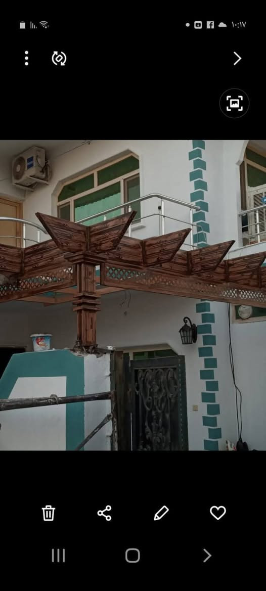 عرض خاص قمريات تصميم خشبي شغل درجه اولى واجود انواع حديد وتصاميم حسب طلب سعر متر مربع فقط 40 الف كامل اي منطقه بكركوك تخابر وحنا نجيك للاستفسار *********** يوجد وتساب أيضا
