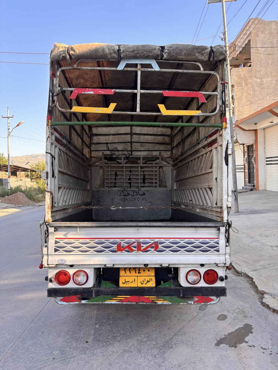 کیای فحل مەکینە ٤٠٠٠
مۆدیل ٢٠٢٢
١٢٣ هەزار رۆهیشتوە
هیجی نیە و هەموو شتیکی بەشەرت
کامل شتی بۆ کراوە و ناوبۆدی و چەمچەو دەعامی و کەپری جەلال حەدادە و چادری لەگەلدایە
تایەی کراوەتە ١٤ و ٤ تایەی نوئ لەسەرە 
نرخ ٢٠٥ وەرەقە


**إذا كنت صاحب هذا الإعلان وتريد حذفه لأي سبب، رجاءا أرسل رسالة إلى الدعم الفني**