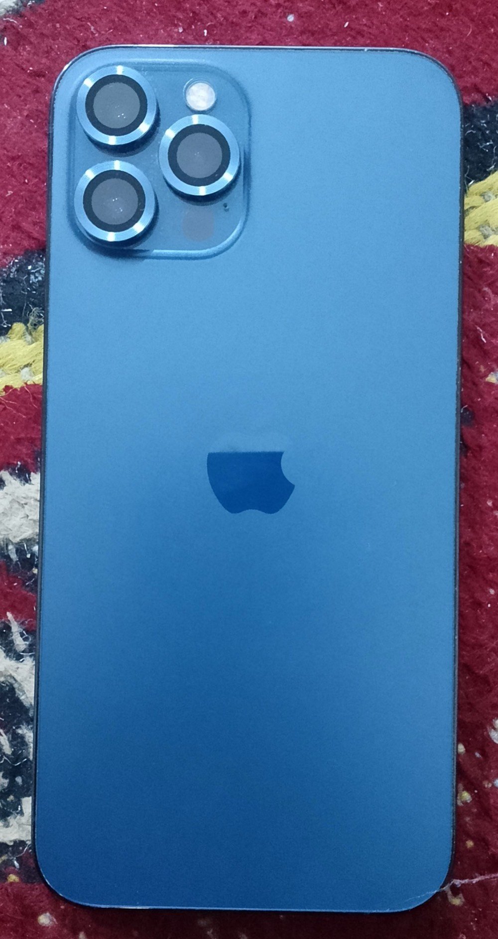 ايفون ١٢ برو ماكس ذاكره ٢٥٦ بطاريه ٧٥ الجهاز مكفول وكاله مامفتوح ابد سعره ٥٥٠ قفل نظافته ٩٥٪؜ كارتونته ويا شرق اوسط مكاني نجف/كوفه