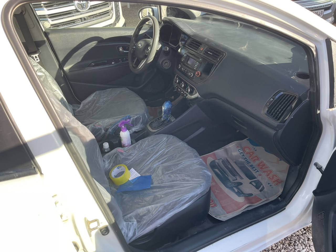 سلام عليكم كيا ريو مديل 2013 وارد أمريكي بيه صبغ ثلاث قطع  رقم بابل اتصل***********
