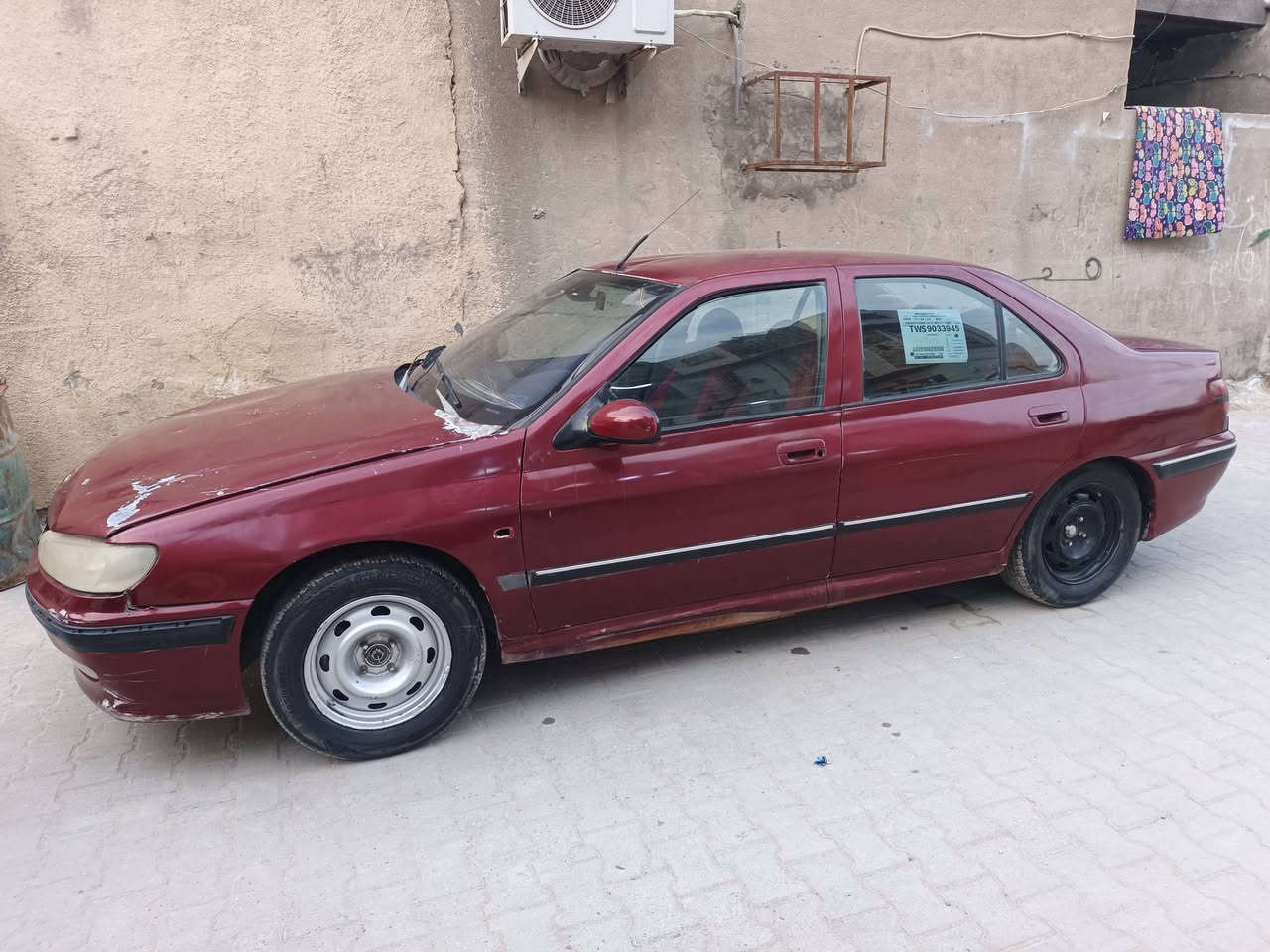 سياره بيجو حلوه شغاله بس بيهه ترتبات السعر 25وتفصيل اتصل ***********المكان السماوه الرميثه
