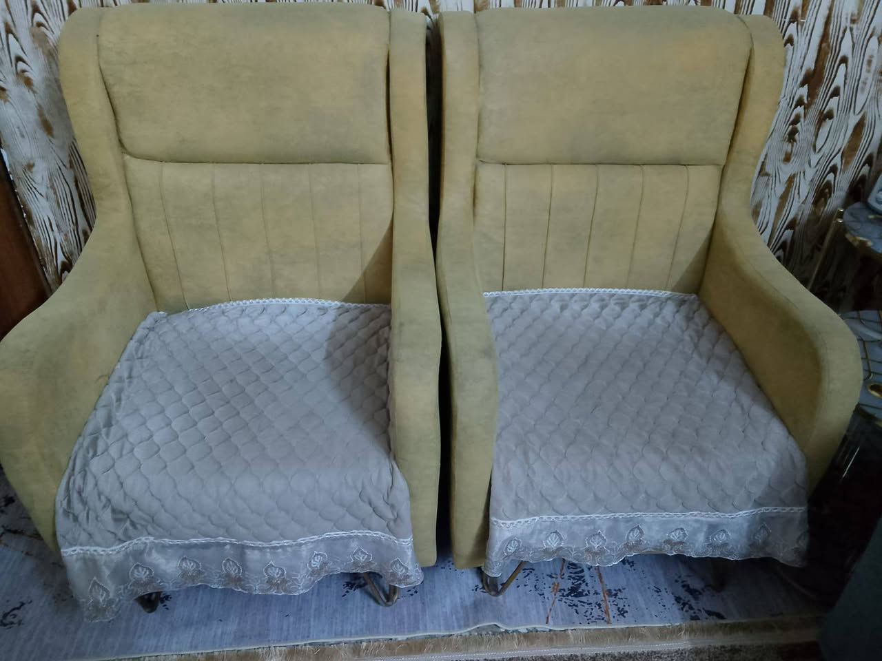 السلام عليكم 
اغراض بيت نظيفه
تخم ١٠ مقاعد بدون ظرر ٢٢٥
مرجوحه اطفال اخت الجديده ٣٥
صوبه ٦٥
سخان ٦٠  
ميز ٢٥ 
العبيدي *********** واتساب او اتصال
