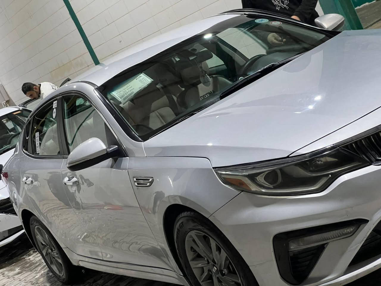 بسم الله الرحمان الرحيم 
اللهم صل على محمد وال محمد. 
كيا اوبتيما مديل 2019
 محرك مكفول GDI كير كفالة حدادية كفالة
 فئ FE بيهة صبغات السيارة كاعدة وحلوة
 مكاني نجف الاشرف
للاستفسار الاتصال علة الرقم واتساب هم موجود ***********
