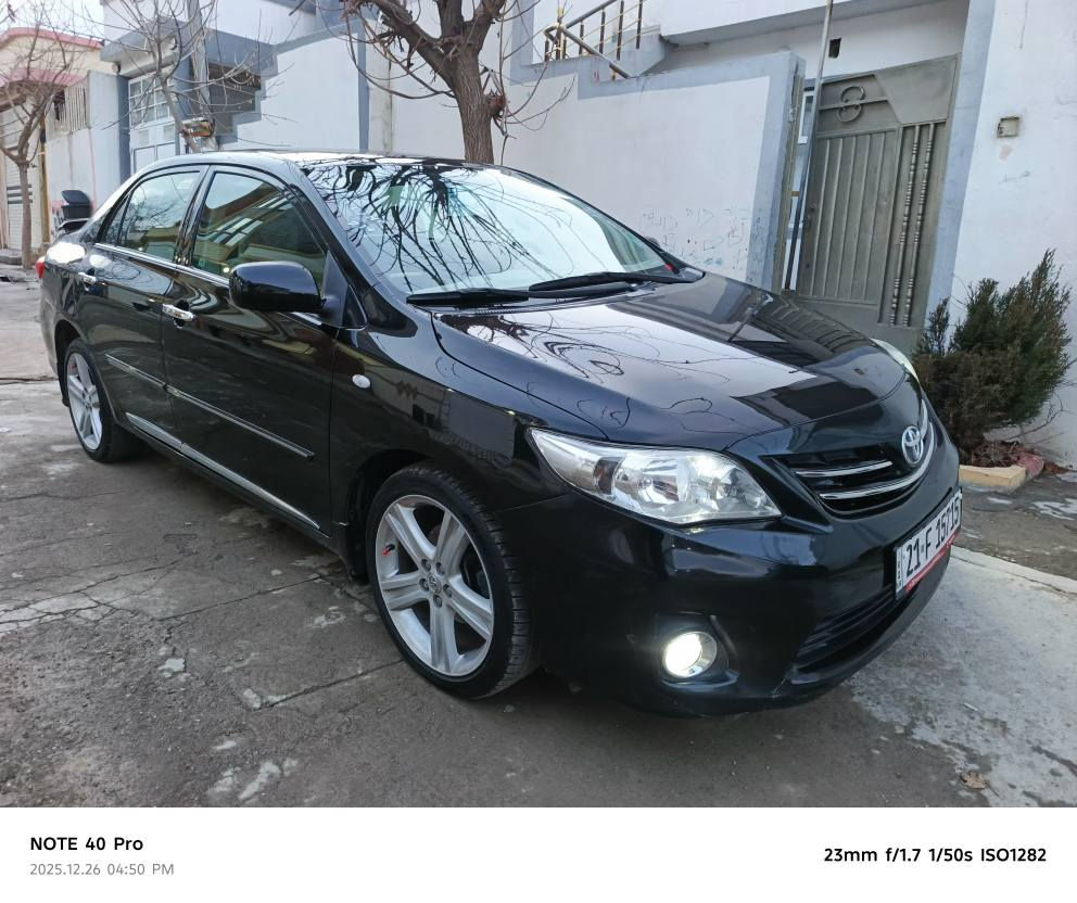 توێتا کرۆلا 2012
گێڕ و مەکینه بەشەرت نەکراوەتەوە مەکینە 18
فولە بەس سڵاید نییە
ڕەشی قەتران
بێ کاڵبوونەوە بێ بۆیاخ بێ سارد
سۆنەر دانراوە
229 هەزار ڕۆشتووە
چوار تایەی تازە
شاشە زینۆن
سەنەوی بەسەرچووە 
ڕەقەم تازە
نرخ:132 کەمێک معامەلە
***********
*********** بنجوين, السليمانية
