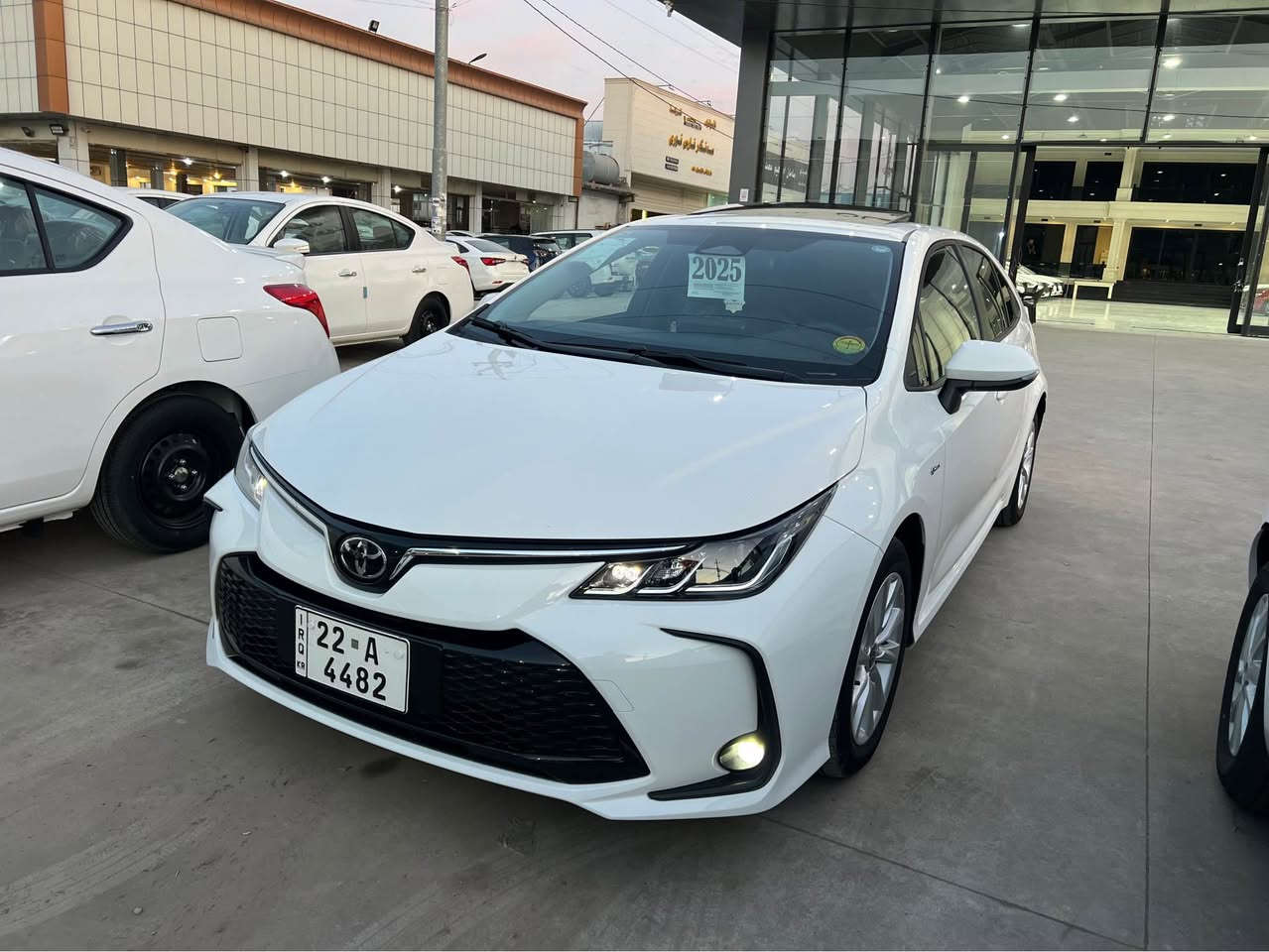 Toyota crolla 2025 hybrid HEV
تويوتا كرولا ٢٠٢٥ فول فول مواصفات :
بةصمة سلايد كوشن جلد سوكان تةقةل جةگمةجة سكة 
٨ ايرباك شاشة كاميرة رادار اوتو كروس اتو هولد اتو ستوپ لايت ليدو كارةباي بگلايت ليد زور مواصفاتي تر .........
سةيارةكة تةنها 16000km روشتوة 
هيج هيجي نية لة دةعامي بو دةعامي بةشةرت 
بي سبوغو تعديلو شوختو قوپ هيچ هيچي نية 
سعر :165$ 
شوين :هةولير 
*********** أربيل, العراق
