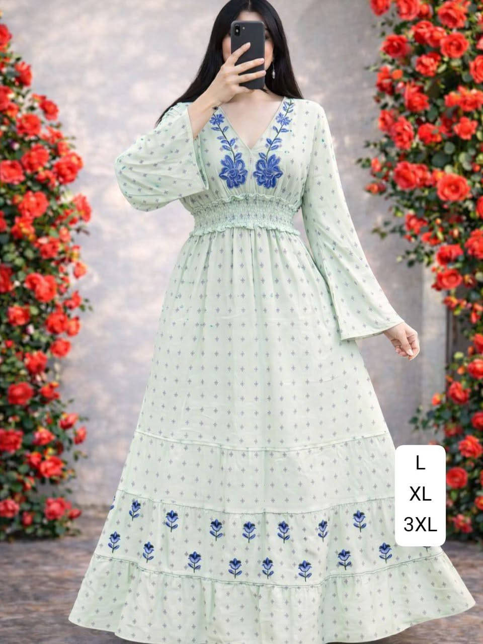 الموسم الصيفي 2026 ويانا شي مختلف 
فستان نفنوف كشمير گويتي موديل 
ولا غلطة درجة اولى فوووول ليكره
يرهم للمناسبات للطلعات للبيت😘😘😘
القياسات L. XL. 2XL. 3XL
تلبس لغاية وزن 110 
السعر30,000الف فقط
يوجد جملة ومفرد سارعوا بالحجز قبل
نفاذ الگمية بدون تگرار ⛔⛔⛔
‏‪0771 058 0211‬‏ واتساب✅
التوصيل السريع 5000الف ✅🚀⌛
