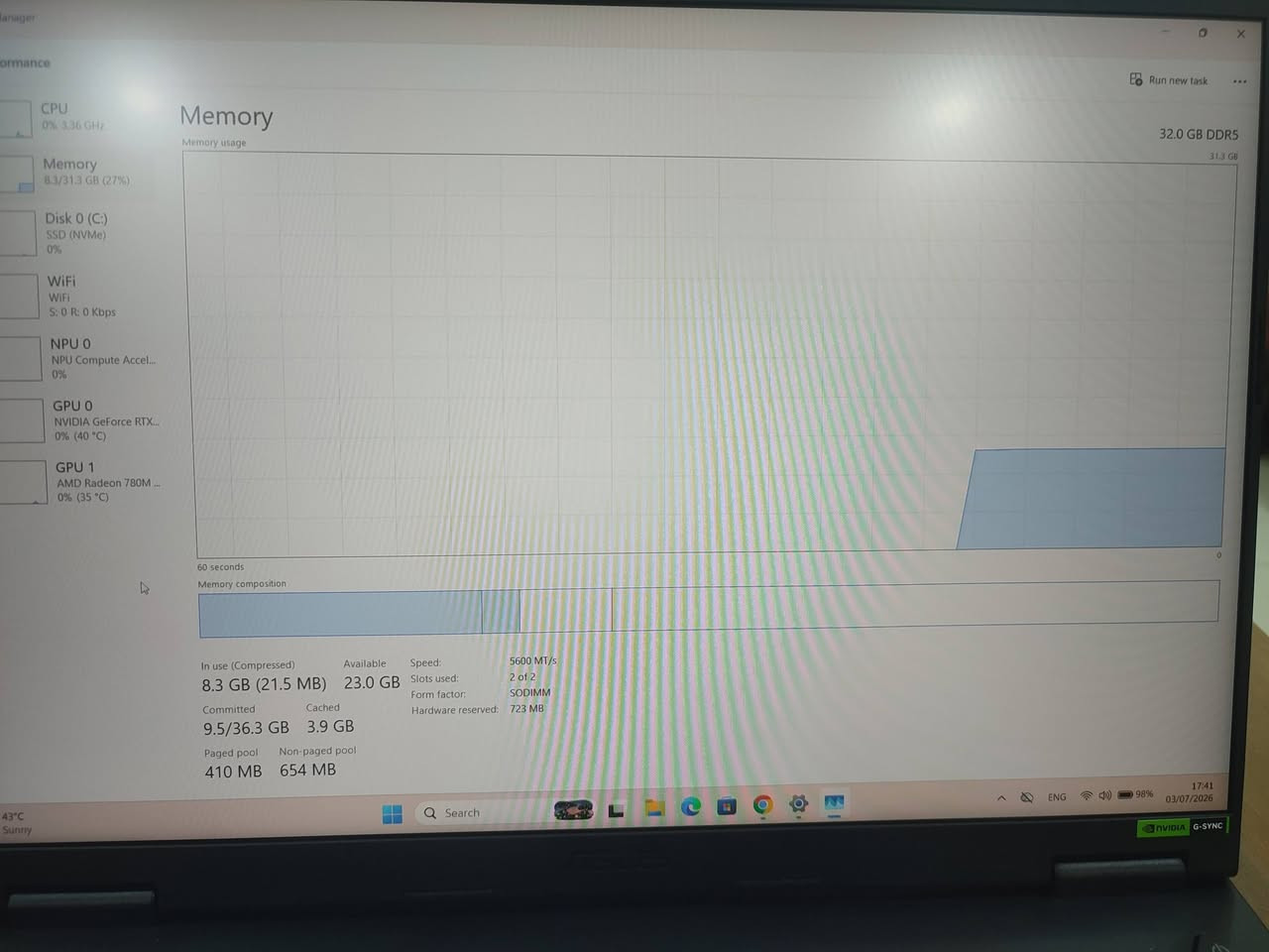 Asus tuf A16 
Ryzen 7 260 w/ Radeon 780M Graphics (3.80 GHz)
RTX 5060 115 WATT
32 gb 5600 mt/s
1TB ssd nvme 
16 INCH 1200p

السعر 2100 (مليونين و 100)

واذا رام 16 1900 (مليون و 900) 
للعلم سعر الجديدة بهيج مواصفات مليونين و 400
متوفر توصيل محافظات


**إذا كنت صاحب هذا الإعلان وتريد حذفه لأي سبب، رجاءا أرسل رسالة إلى الدعم الفني**