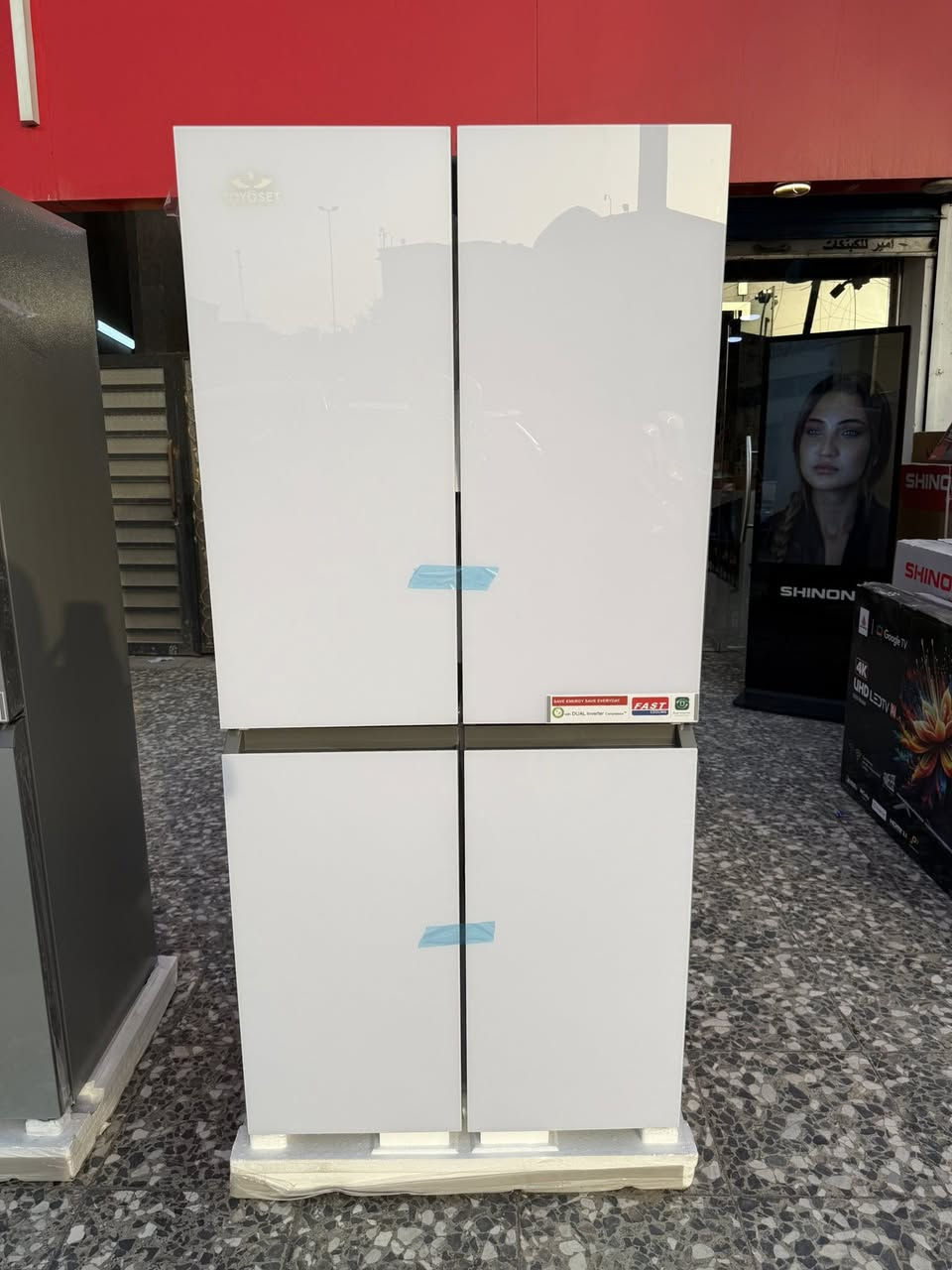 ثلاجه 4 ابواب تويوسيت 

الكمية محدوده 

استغلو الفرصه قبل صعود الاسعار 🛑

575 الف 🔥 

*********** ☎️
