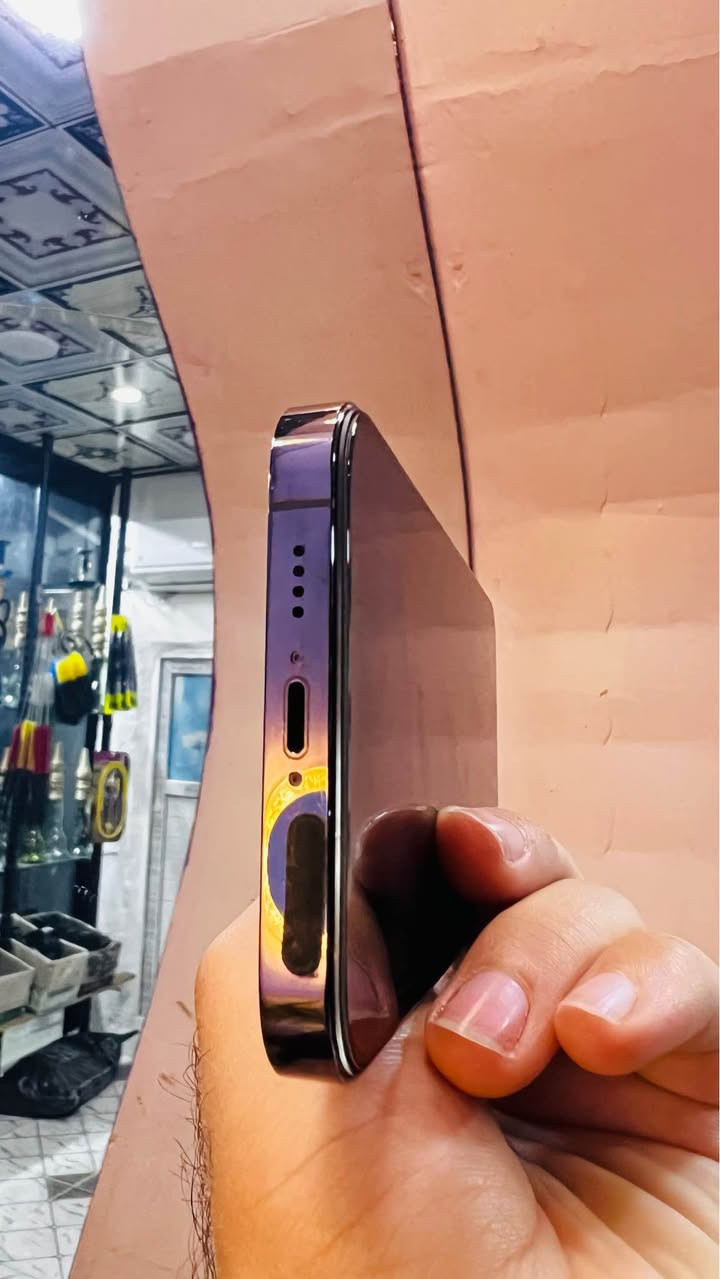 ايفون 14 برو ماكس للون بنفسجي ذاكره 256 امريكي مبدل بطاريه فقط كارتون مطابق نموذج m نضافه 98 بي فقط فطر بالكلاس خفيف مماثر على اي شي لمسه شغال كلشي مابي غير الفطر  سعره 500وبي مجال 
مكاني كربلاء حي العامل 
رقمي *********** كربلاء, العراق
