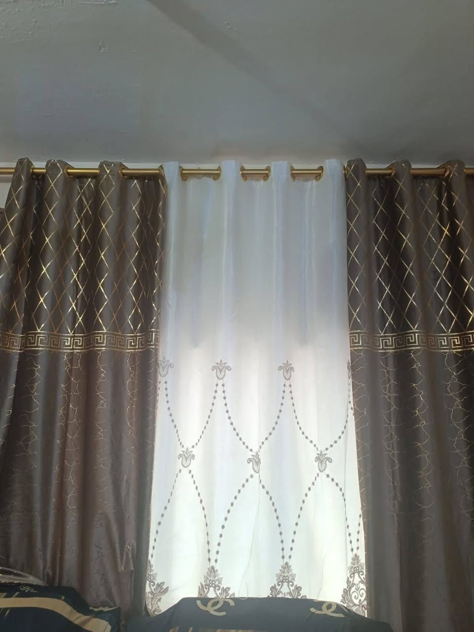 توفرت من جديد 🤩بردات قماش مي الذهب😍

الجنطه تجي 3 قطع 💯 القماش قديفه مذهب 🙋🏻‍♀

العرض الكامل 4 مترات 💯 والارتفاع 3 متر ✅

السعر 20 الف فقط 🔥 #متوفر_توصيل  🚗🚕


**إذا كنت صاحب هذا الإعلان وتريد حذفه لأي سبب، رجاءا أرسل رسالة إلى الدعم الفني**